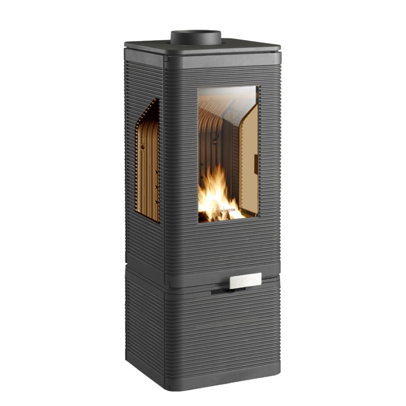 Iwaki On Base Döküm Odun Sobası (3 Tarafı Camlı)
